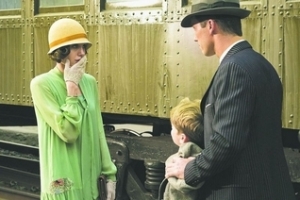Angelina Jolie discovers she's being given the wrong boy in "Changeling." 